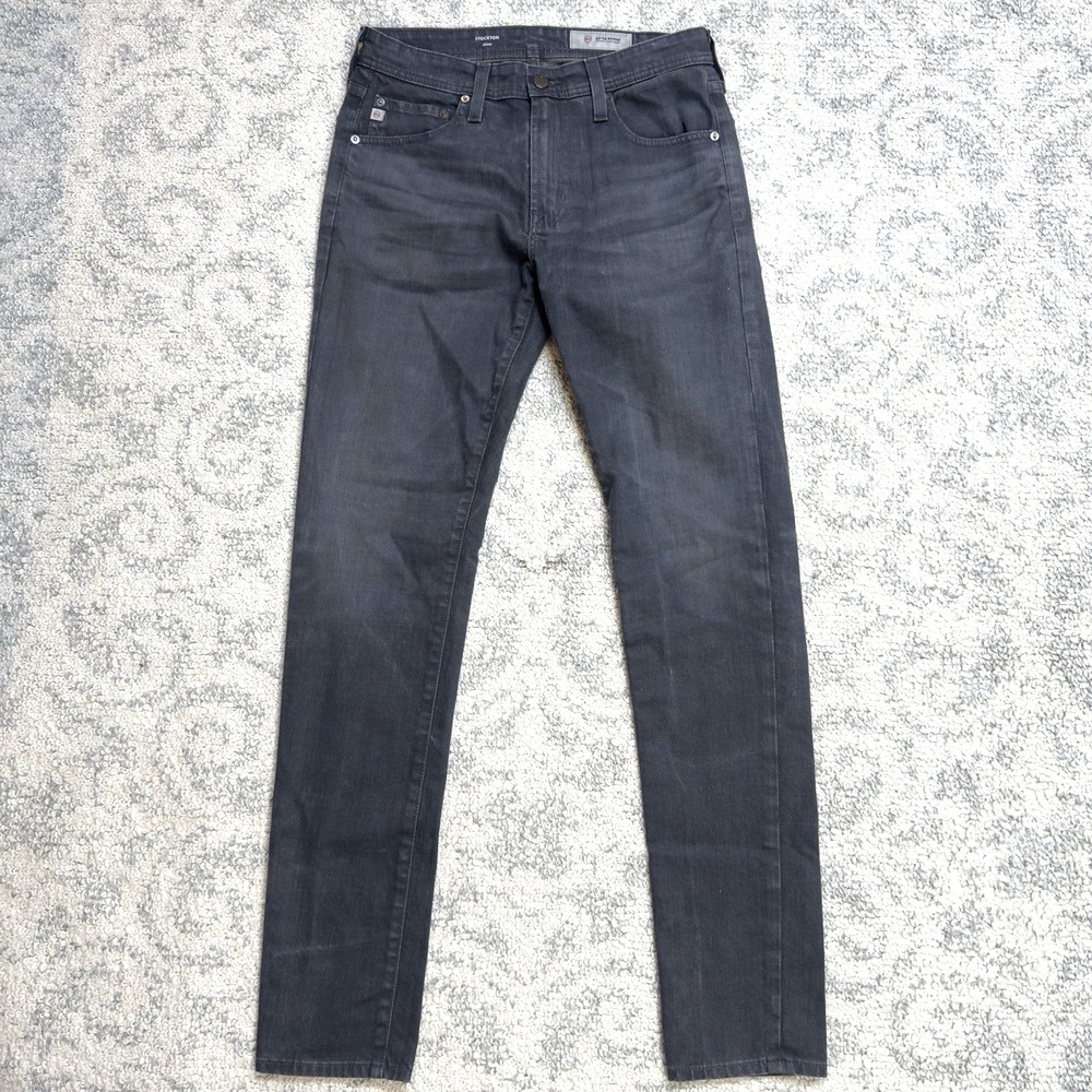 AG Adriano Goldschmied Men's Stockton‎ Skinny Jeans Size 31x33 Gray Denim Slim